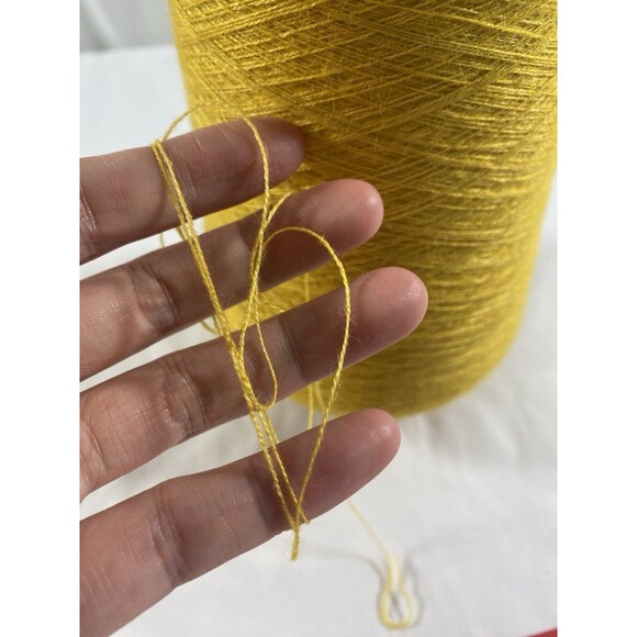 Soft Cone Yarn Sunflower Yellow 490g #367 - Picture 4 of 4